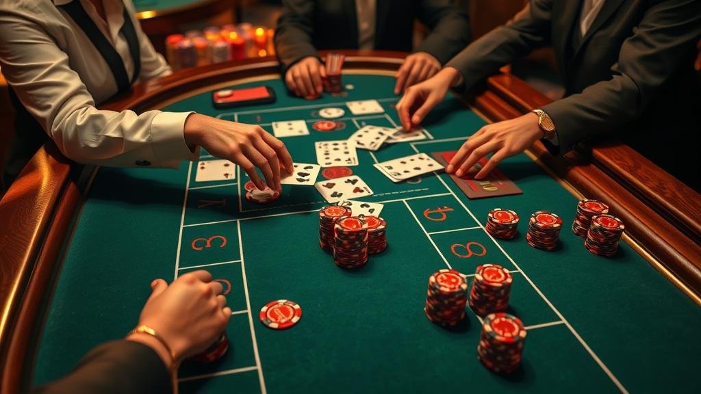 การเล่นบาคาร่าบนแท็บเล็ตพร้อมสถิติ