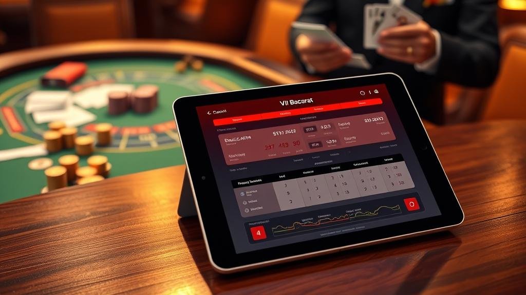 กราฟแสดงสถิติและแนวโน้มการออกไพ่บาคาร่า