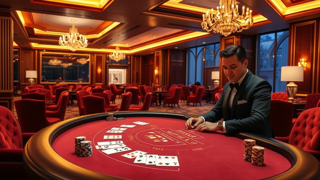 อินโฟกราฟิกแสดงสถิติและกลยุทธ์บาคาร่า