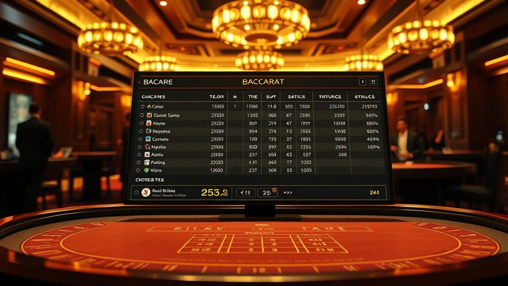 สถิติการออกไพ่เสมอในบาคาร่า