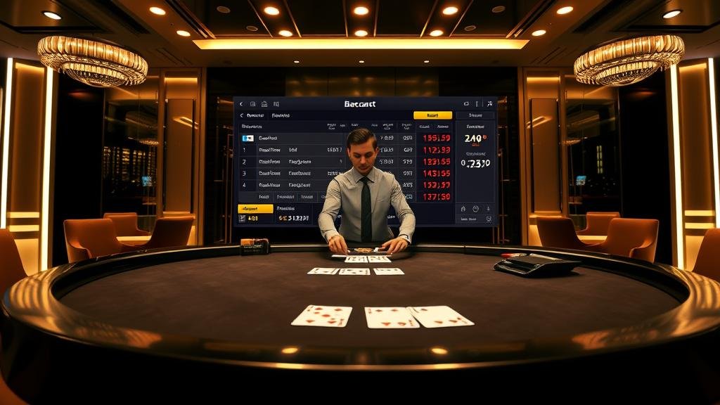 การเล่นบาคาร่าบนแท็บเล็ต