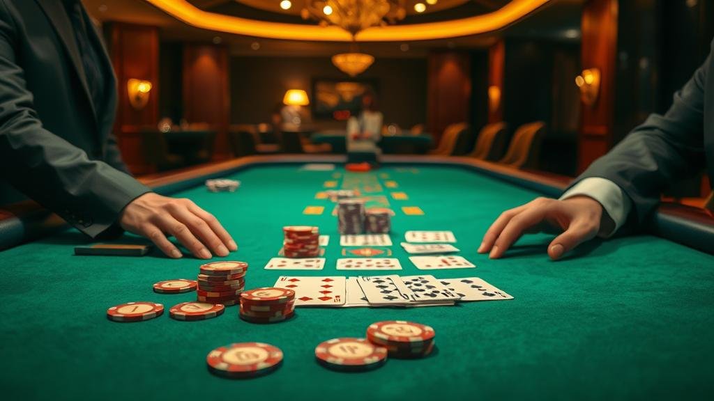 ตัวอย่างเค้าไพ่บาคาร่า: ปิงปองและมังกร