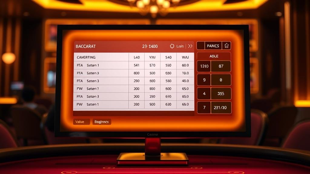 การชนะบาคาร่าพร้อมกราฟผลกำไรบนมือถือ