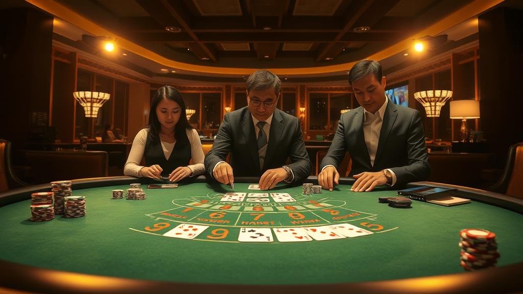 กราฟแสดงสถิติและอัตราจ่ายบาคาร่า