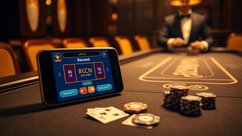 การเลือกโต๊ะบาคาร่าและผู้ให้บริการ