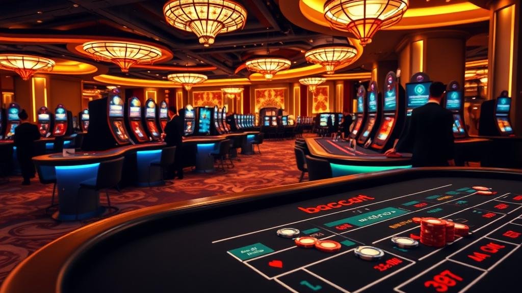 หน้าจอแสดงสถิติบาคาร่าแบบต่างๆ เช่น ลูกปัด, ไม้ขีด