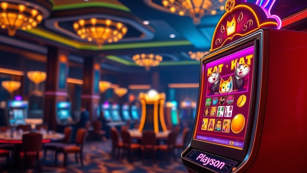 แมวไซมี่ในสล็อต Playson