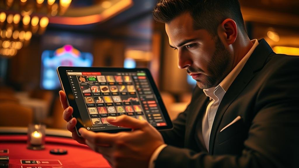 หน้าจอเกมสล็อตออนไลน์พร้อมฟีเจอร์โบนัส