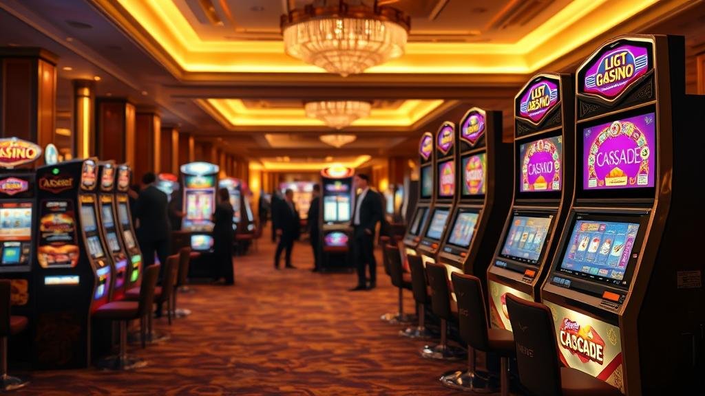 สล็อต Cascade พร้อมตัวคูณที่เพิ่มขึ้น