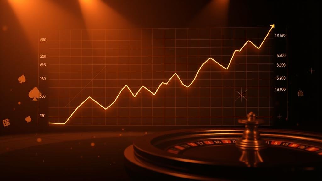 กราฟหุ้นไทยแสดงแนวโน้ม