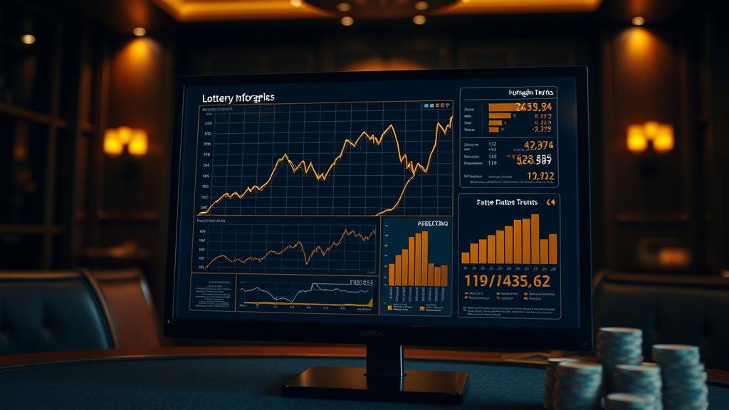 มือถือสลากกินแบ่งรัฐบาลพร้อมตัวเลขนำโชค