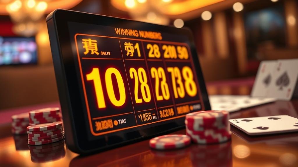 กราฟแสดงสถิติและสูตรคำนวณเลขเด่นหวยยี่กี