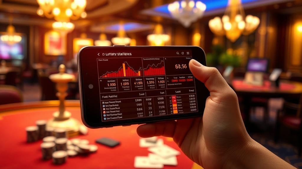 กราฟตลาดหุ้นไทยและแอปพลิเคชันหวยหุ้นบนมือถือ