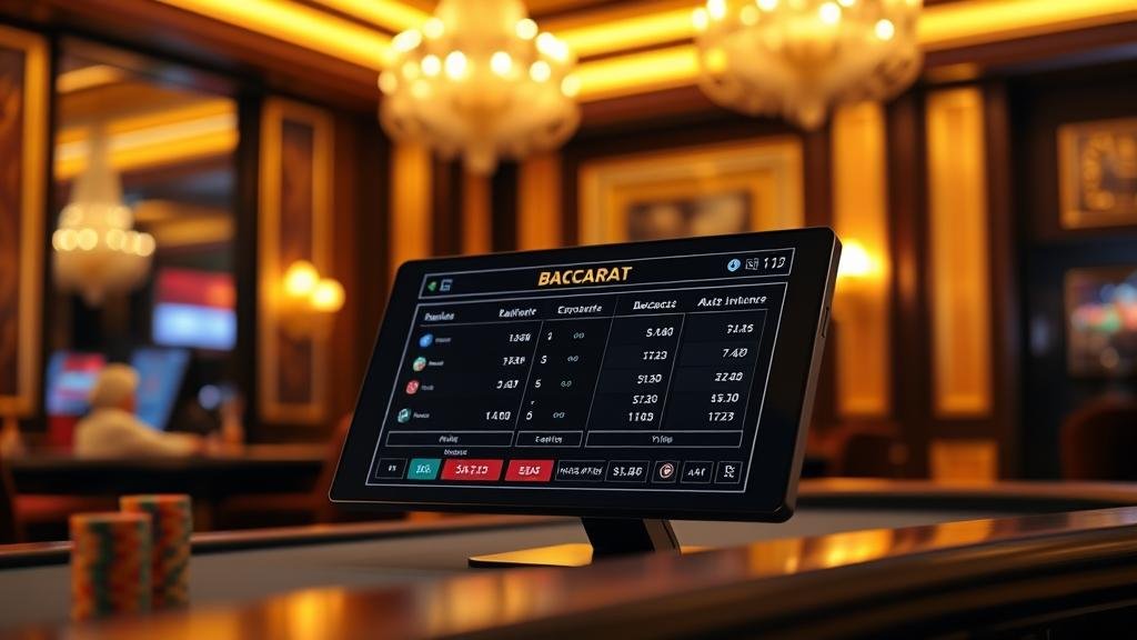 การบันทึกผลบาคาร่าบนโต๊ะ VIP