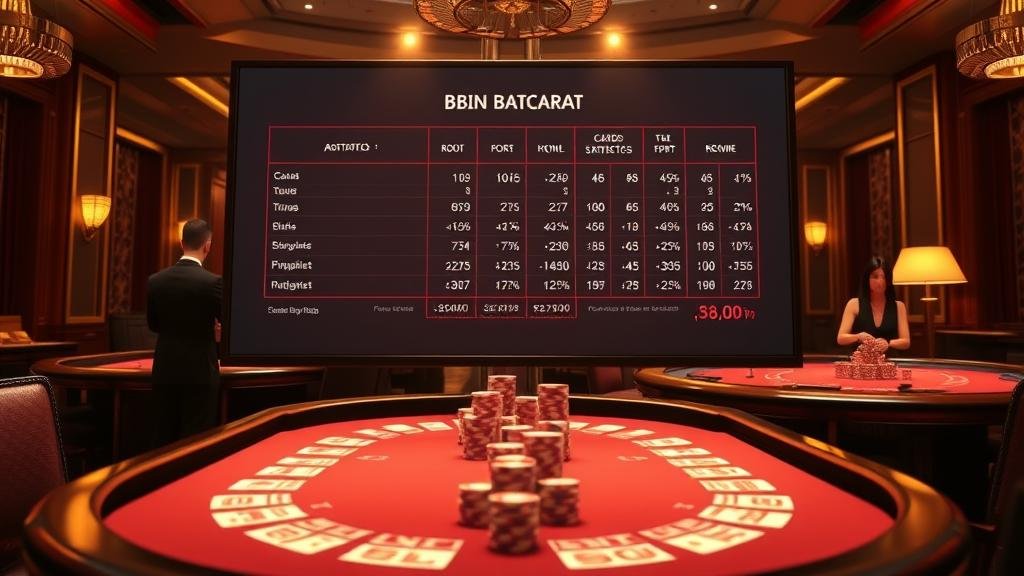 ถอดรหัสสถิติ บาคาร่า BBIN: วิเคราะห์ไพ่, เช็กเปอร์เซ็นต์, คุมงบฉบับโปร