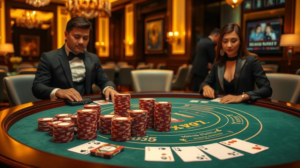 ตารางแสดงเค้าไพ่บาคาร่า