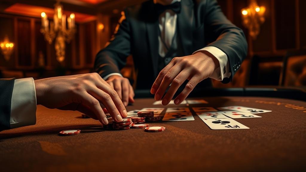 ตัวอย่างเค้าไพ่ปิงปองและสามตัด บาคาร่า