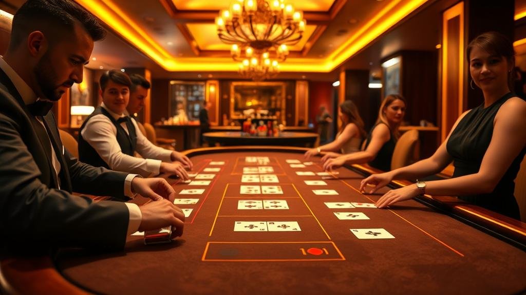 การวางเดิมพันบาคาร่าในห้องพิเศษ