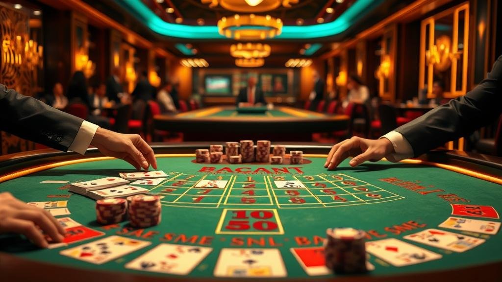 ดีลเลอร์สาวสวยในเกมบาคาร่า AG