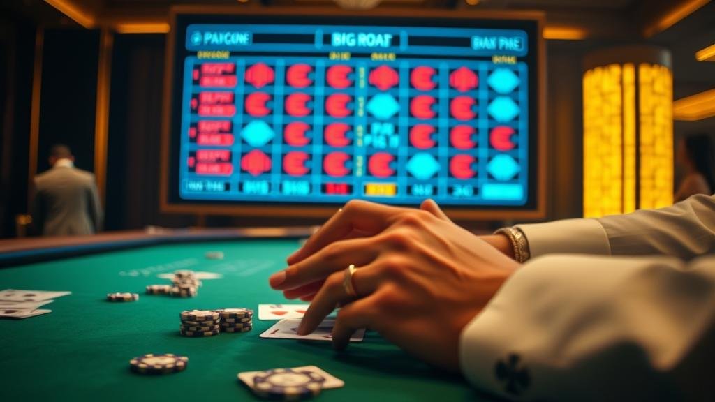 ตารางแสดงอัตราจ่ายและตัวเลือกเดิมพันในเกมบาคาร่า