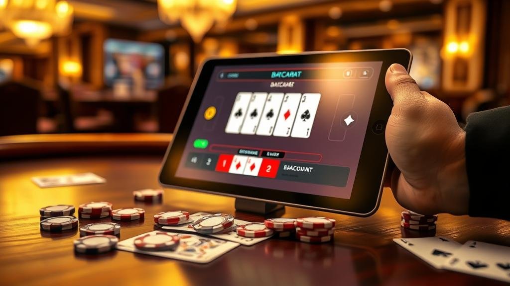 การอ่านจังหวะไพ่บาคาร่าบนมือถือ Android