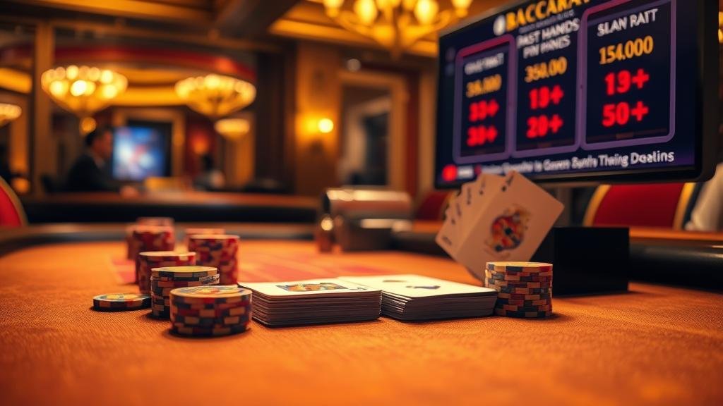 คู่มือพิชิตบาคาร่า: เทคนิคอ่านไพ่ สถิติ และการคุมงบแบบมือโปร