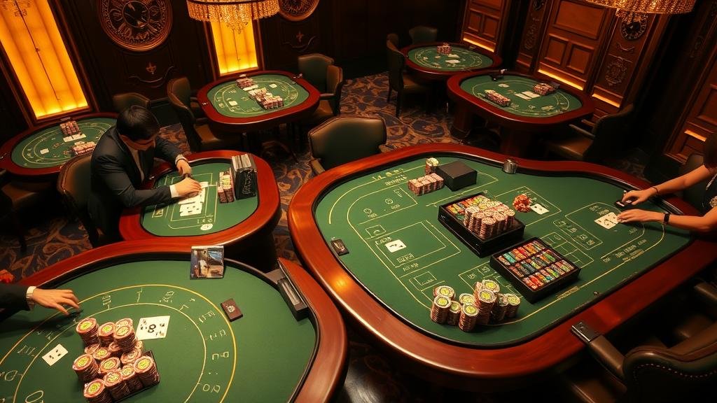 การวิเคราะห์ตารางบาคาร่าหลายโต๊ะ