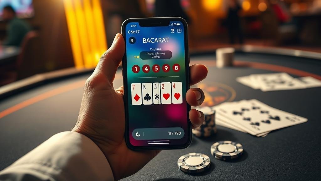 เปรียบเทียบห้องบาคาร่าบนแท็บเล็ต