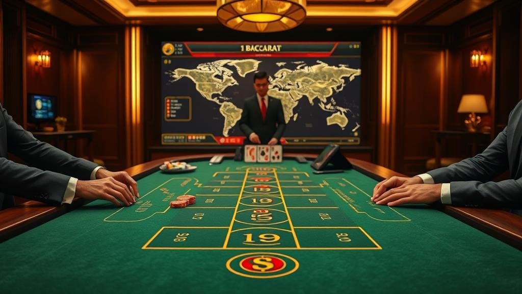 หน้าจอเกมบาคาร่าสดจาก WM Casino