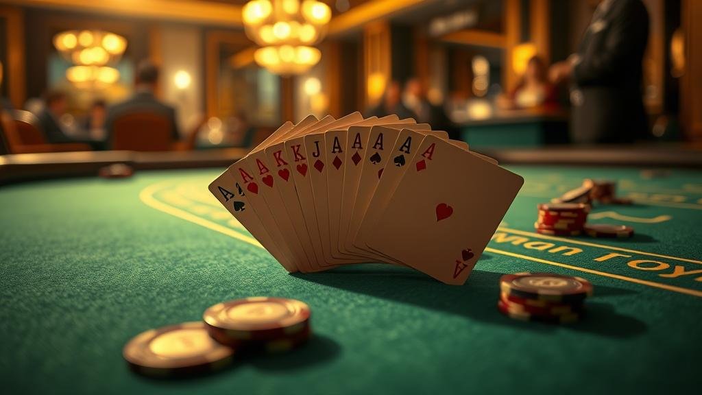 หน้าจอเกมบาคาร่า แสดงอัตราจ่ายและประกันภัย