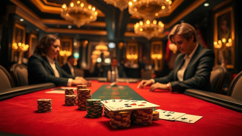 การแจกไพ่บาคาร่าสด