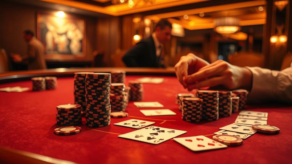 หน้าจอแสดงผลเค้าไพ่บาคาร่า