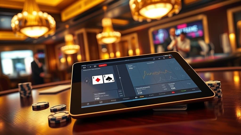 กลยุทธ์การเดินเงินบาคาร่า Oscar's Grind บนแท็บเล็ต