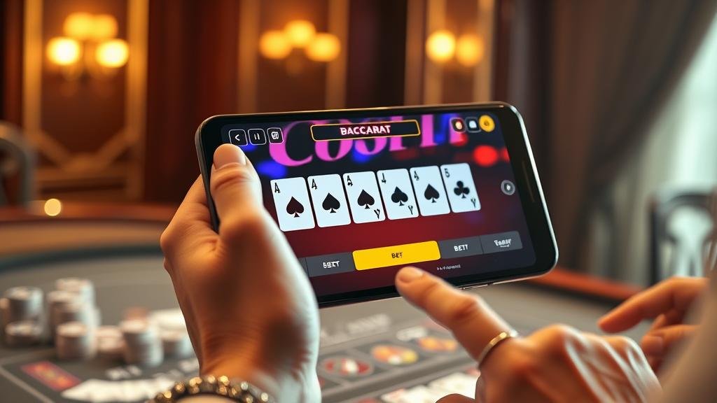 การดูสถิติบาคาร่าบนแท็บเล็ต