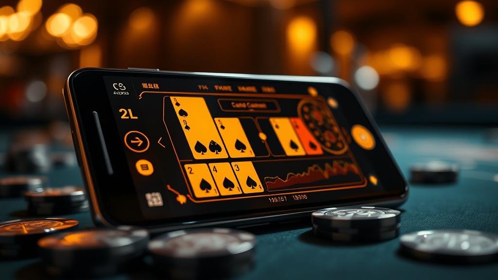 แดชบอร์ดสถิติบาคาร่าบนแท็บเล็ต