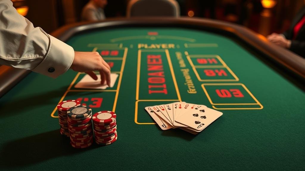 อินโฟกราฟิกแสดงรูปแบบเค้าไพ่บาคาร่า