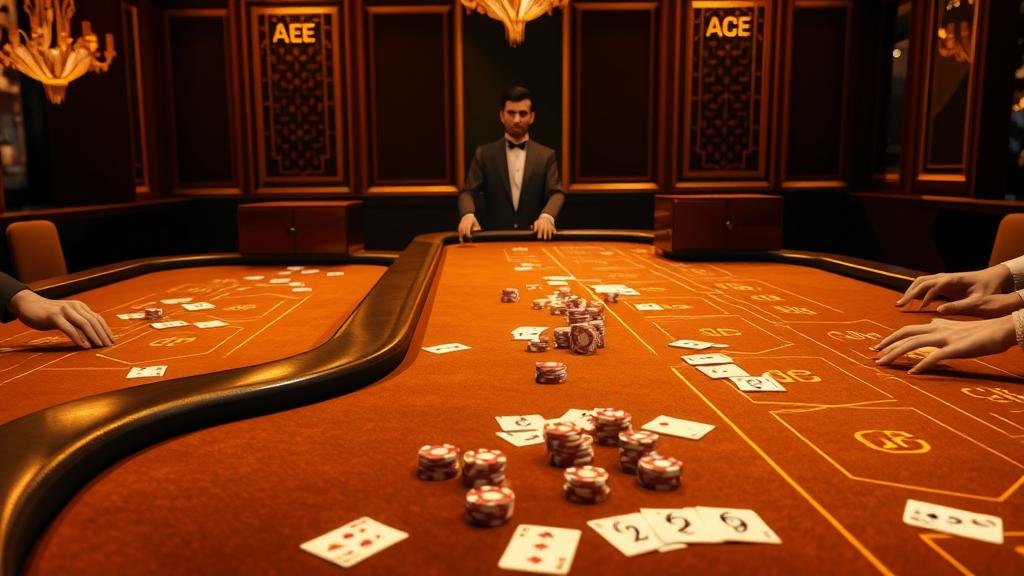 ตัวอย่างการอ่านเค้าไพ่ถนนเล็กบาคาร่า