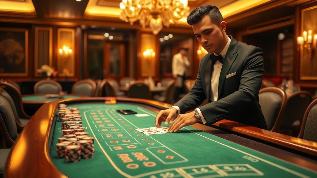 หน้าจอเกมบาคาร่า AllBet พร้อมตัวเลือกเดิมพัน