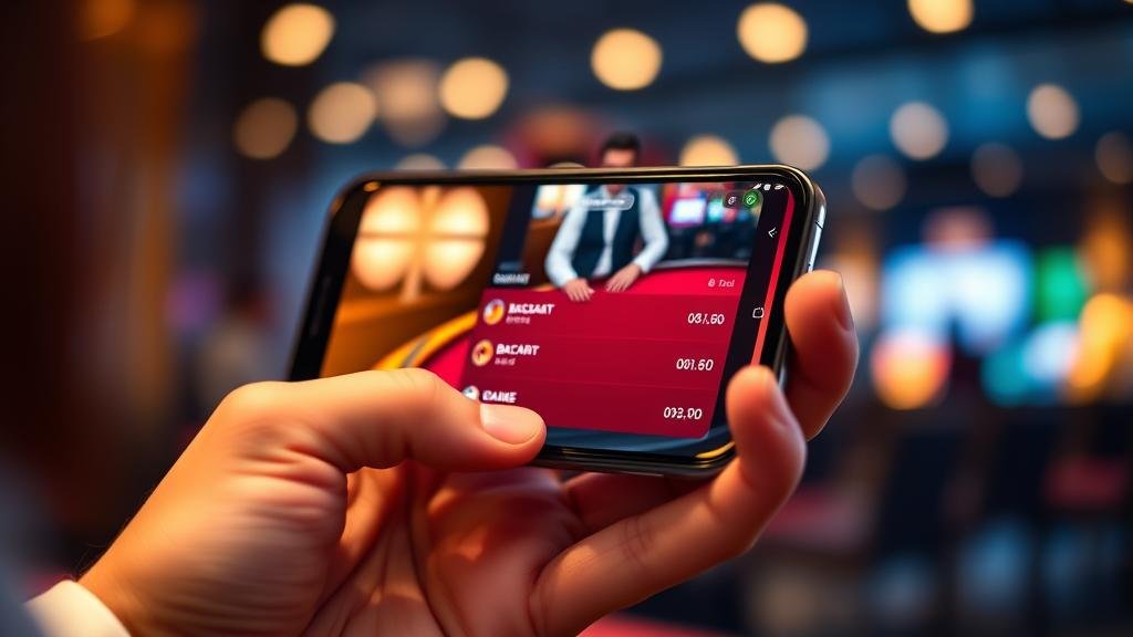 การวางแผนการเดินเงินบาคาร่าบนแท็บเล็ต