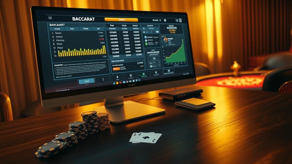 กราฟแสดงเทคนิคการเดินเงินและกลยุทธ์บาคาร่า