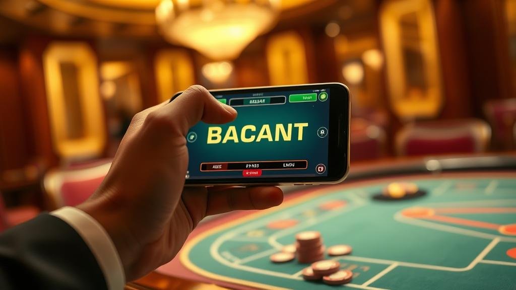 การเลือกห้องบาคาร่าบน iPhone