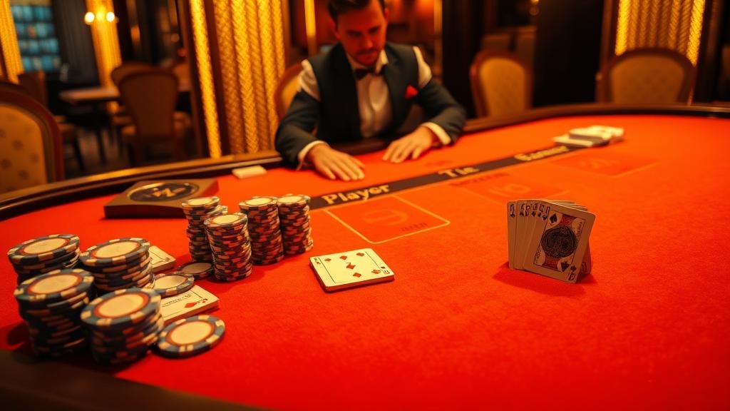 การเล่นบาคาร่าบนมือถือ พร้อมแสดงผลการเดิมพันและชิป