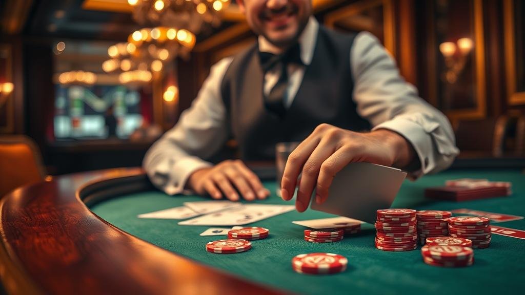 ภาพแสดงการวางเดิมพันเพลเยอร์ชนะใน บาคาร่า Evo