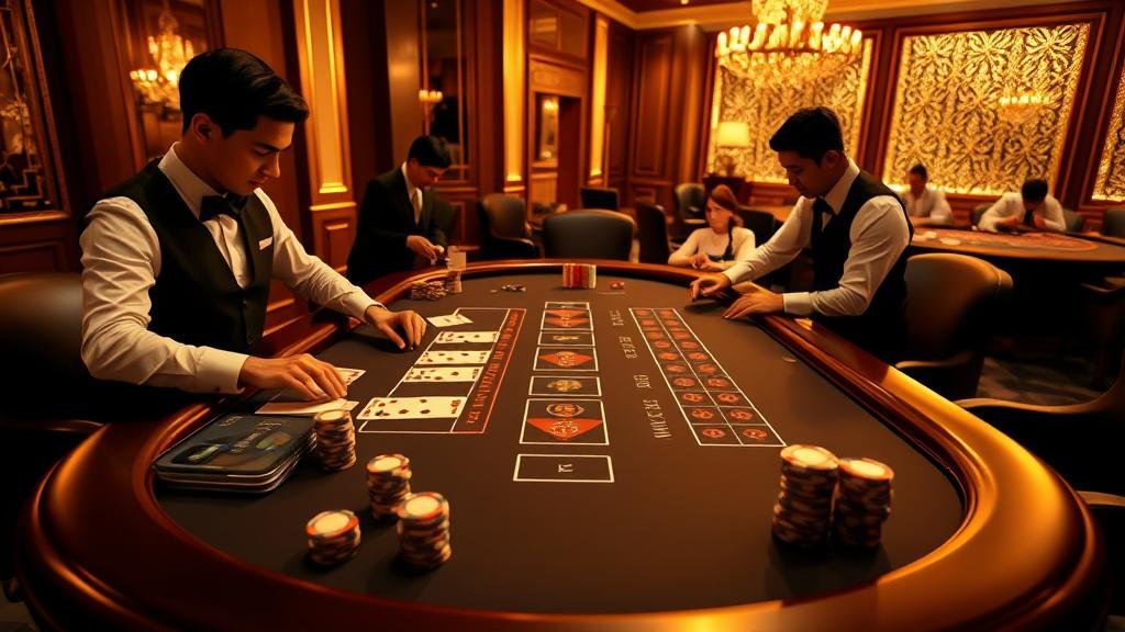 ตัวอย่างเค้าไพ่บาคาร่า: ถนนเล็ก และ ตารางไพ่