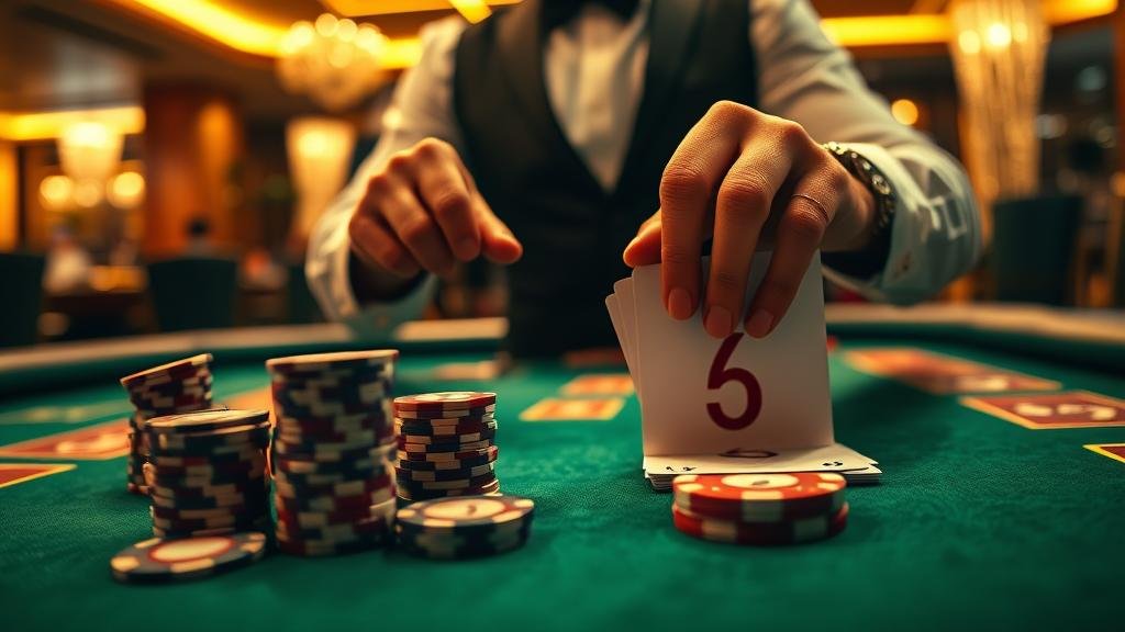 การแสดงผลหน้าจอเกมบาคาร่าสดบนมือถือ