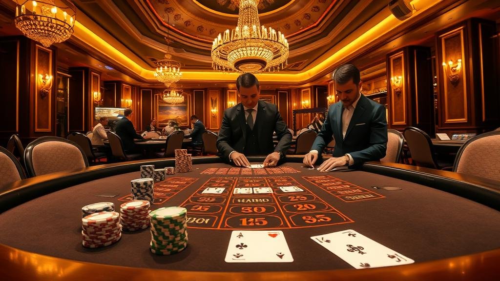 การแจกไพ่บาคาร่าในคาสิโนยุโรป