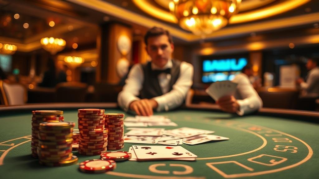 ตัวอย่างเค้าไพ่บาคาร่า: มังกร, ปิงปอง, สองตัวตัด