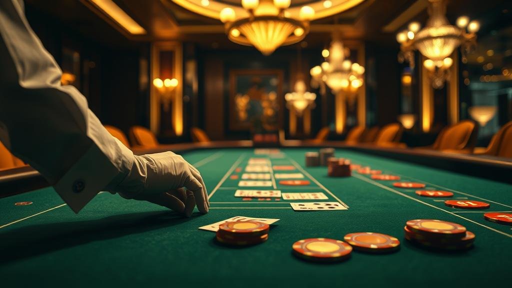 หน้าจอเกมบาคาร่าสด แสดงสถิติและฟีเจอร์พิเศษ