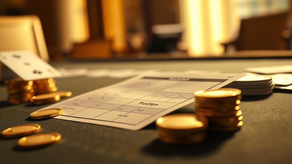 อัตราจ่ายบาคาร่าที่ชัดเจนบนโต๊ะ