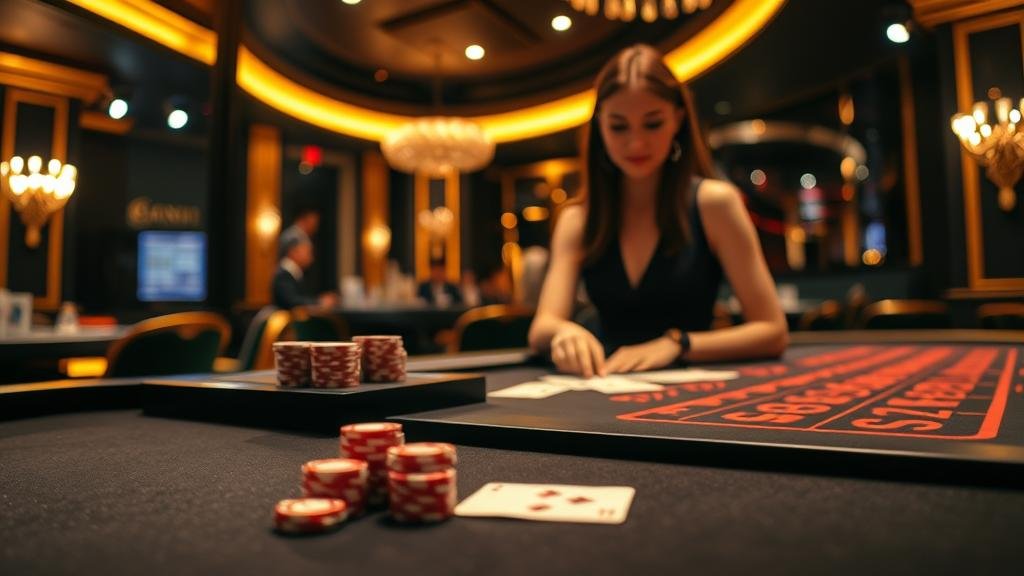 หน้าจอแสดงสถิติและเค้าไพ่บาคาร่า